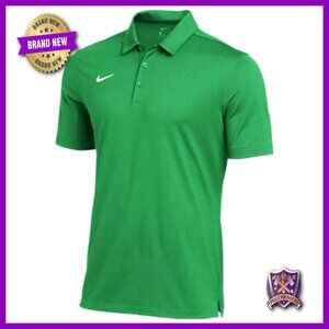 Men's Performance Polo Shirt Sweat-Wicking Activewear Button Closure